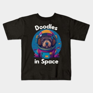 Doodle in Space Graphic Tee Shirt Kids T-Shirt